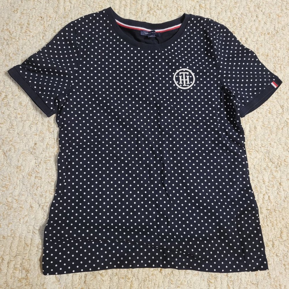 Tommy hilfiger women's polka-dotted tshirt